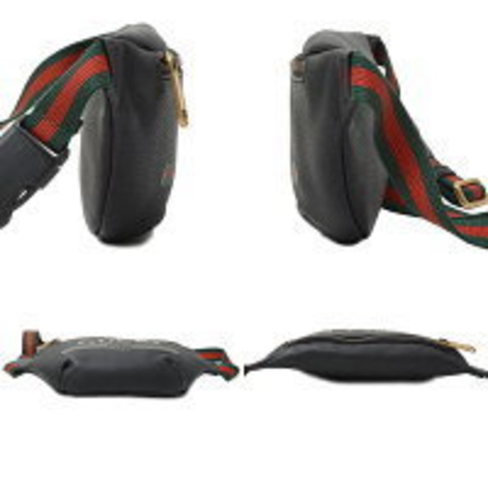 Gucci Pouch Black Waist Calfskin